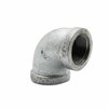 Thrifco Plumbing 1/2 Inch Galvanized Steel 90 Degrees Elbow 5217005